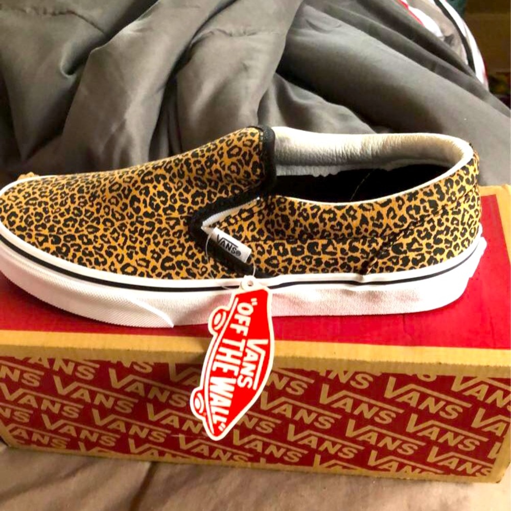 New cheetah/leopard print vans